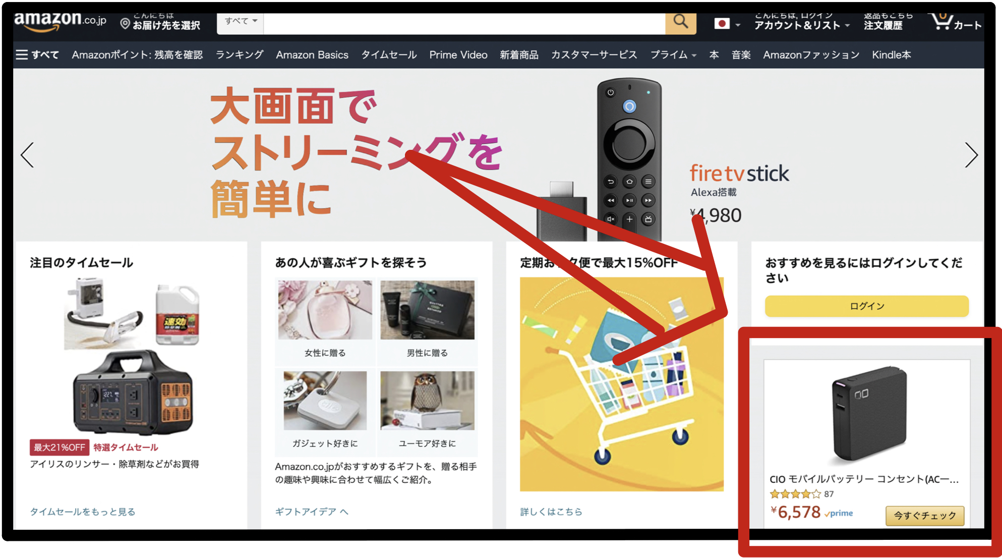 Amazonスポンサーディスプレイ広告の掲載場所